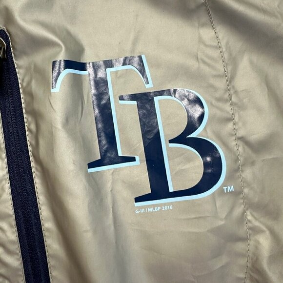 Tampa Bay Rays Men's XXL GIII Switch Hitter Half Zip Pullover Jacket - Picture 3 of 6
